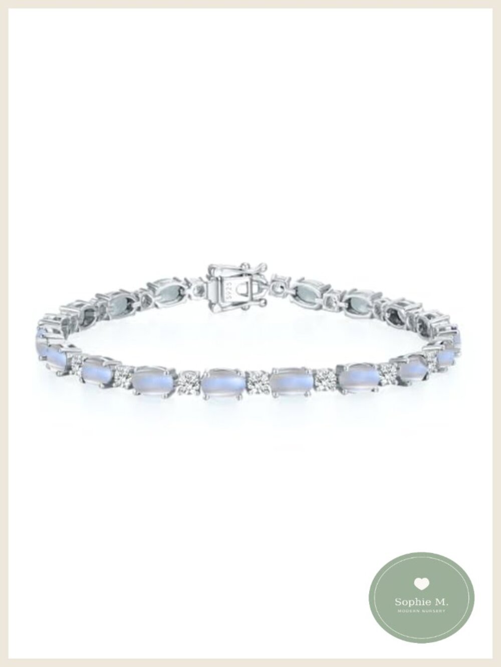 Sterling Silver Garnet Tennis Bracelet Gemstone Birthstone Jewelry Gift